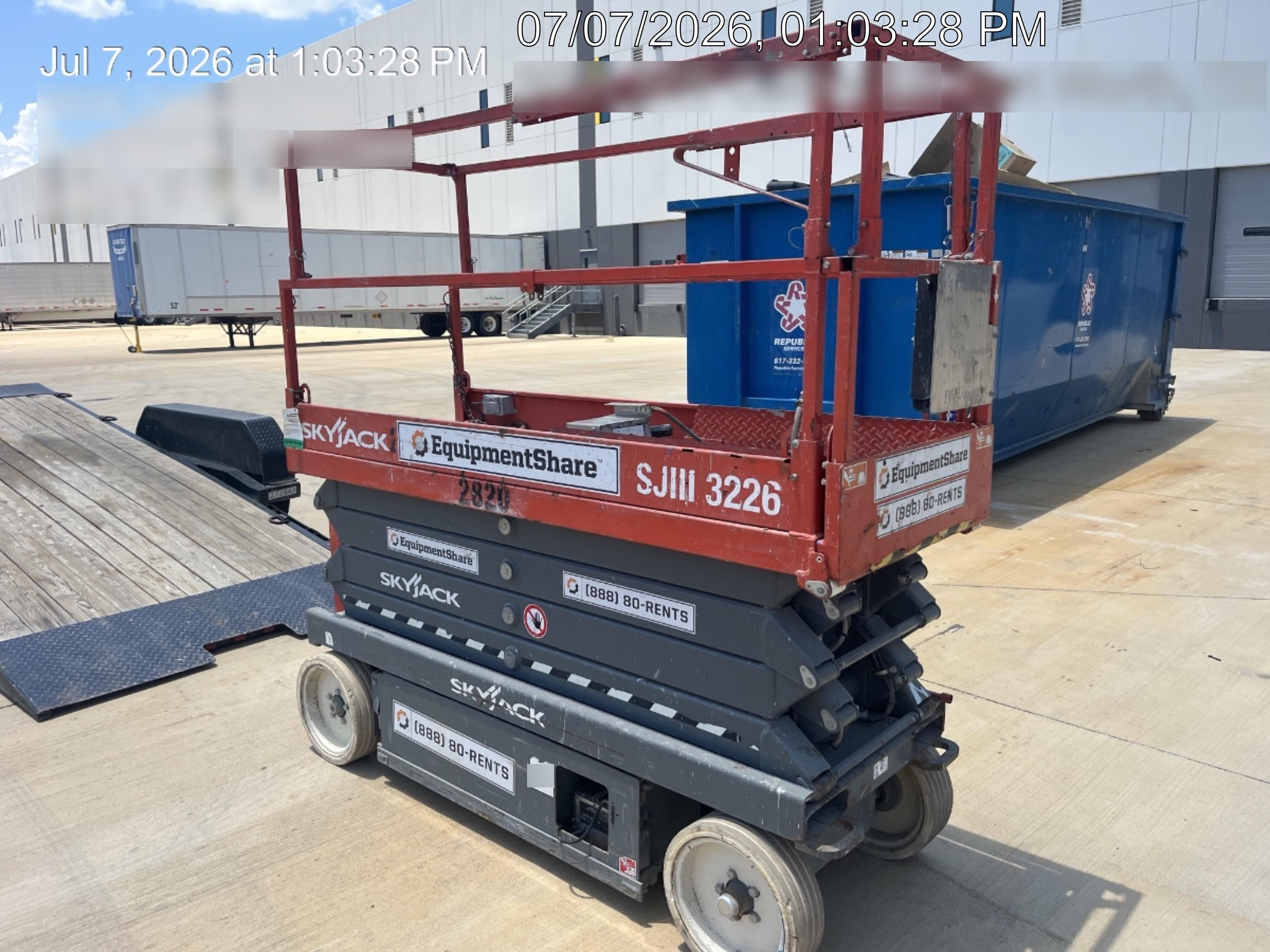 2017 Skyjack SJIII-3226 Standard, Skycode