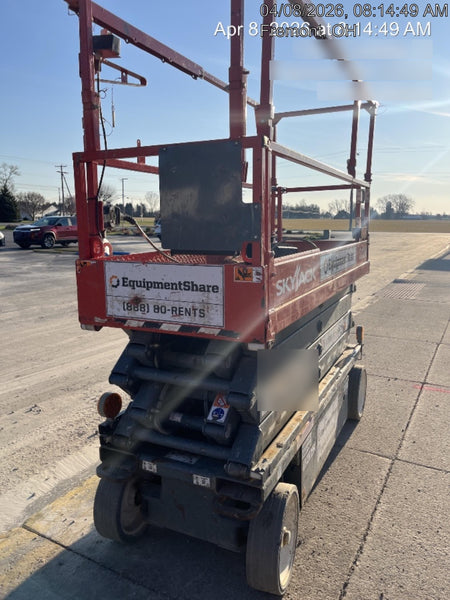 2020 Skyjack SJIII-3226 Solid NM Tires, Half height spring hinged entry gate, Dual Beacons