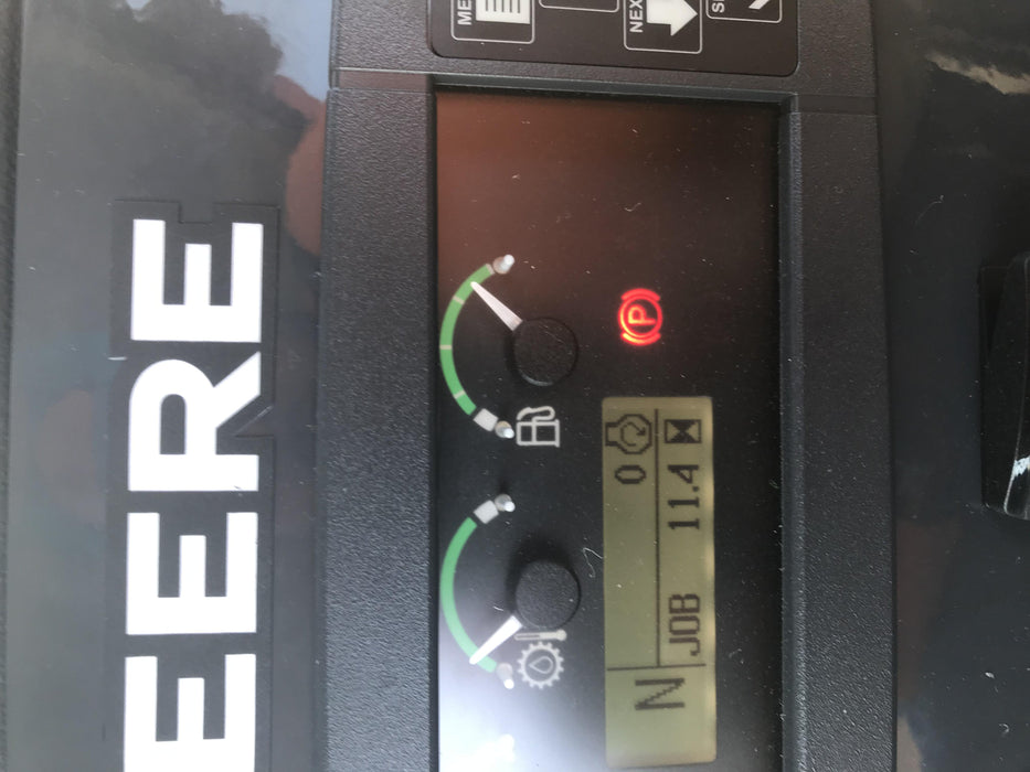 2020 John Deere 410L - Extendable Stick Cab/Heat/Air, 4WD, Extendable Stick, Pilot Controls, 2 Way Hydraulics, TAG Manual QC