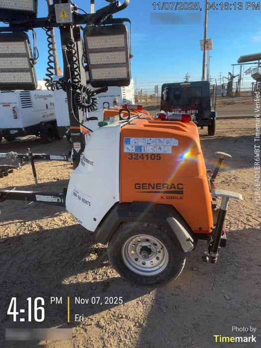 2023 Generac MLT2 Diesel, Flex Switch 120V Input, Powerzone Controller, (4) 320W LED Lights, 4kW Generator, 39.9 Gal Fuel Tank, 2" Ball, T3