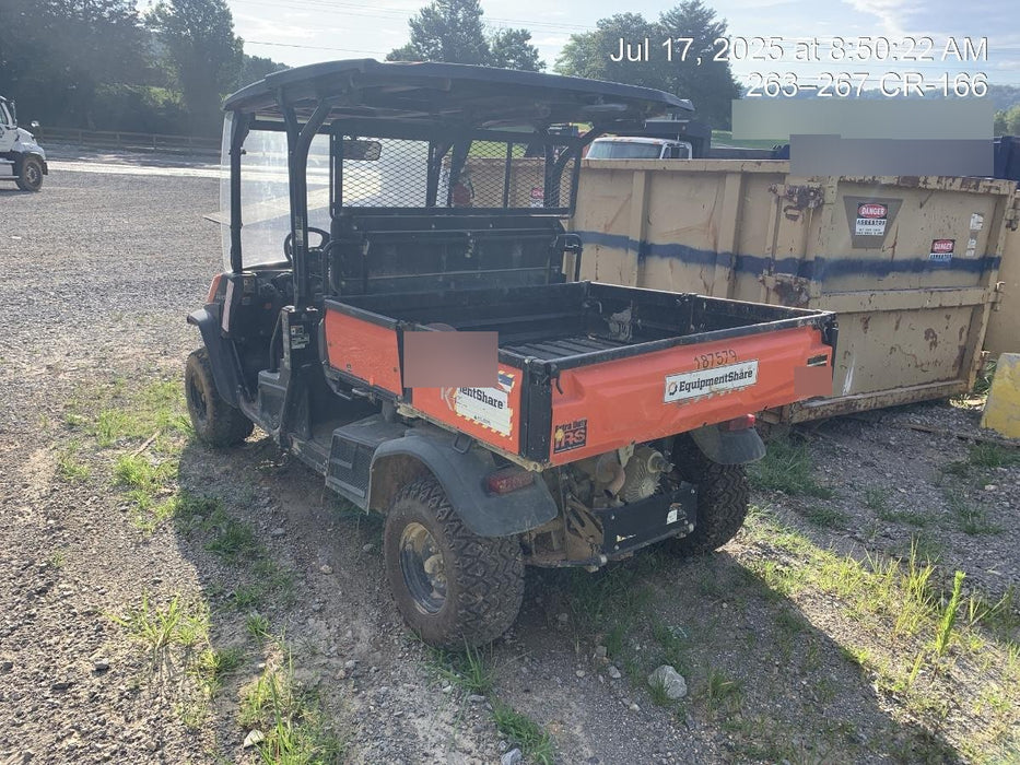 2021 Kubota RTV-X1140W-H Plastic Canopy, Windshield Acrylic Clear, LED Strobe Light, Wire Harness Kit, Back up Alarm