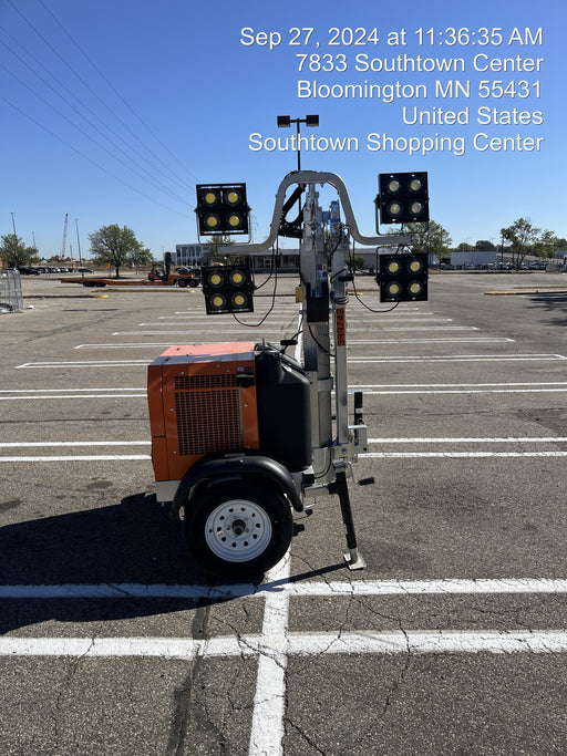 2024 Wanco WLTT-4MM4K Diesel, Deep Sea Controller, Shore Power Plug, Auto Start, (4) 350W LED Floodlights, 4kW Generator, 60 Gal Fuel Tank, 2" Ball, T3