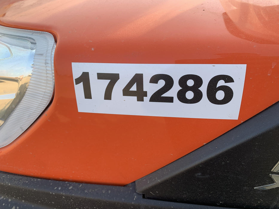 2021 Kubota RTV-X1140W-H Plastic Canopy, Windshield Acrylic Clear, LED Strobe Light, Wire Harness Kit, Back up Alarm