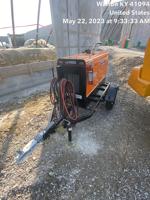 2023 Lincoln Electric LE400 Kubota V1505, Trlr, Cable Rack, Light Kit, ES Decals, T3