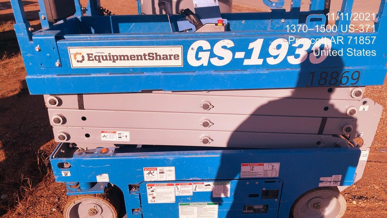 2018 Genie GS-1930 Genie GS-1930 Scissor Lift w/Standard Options