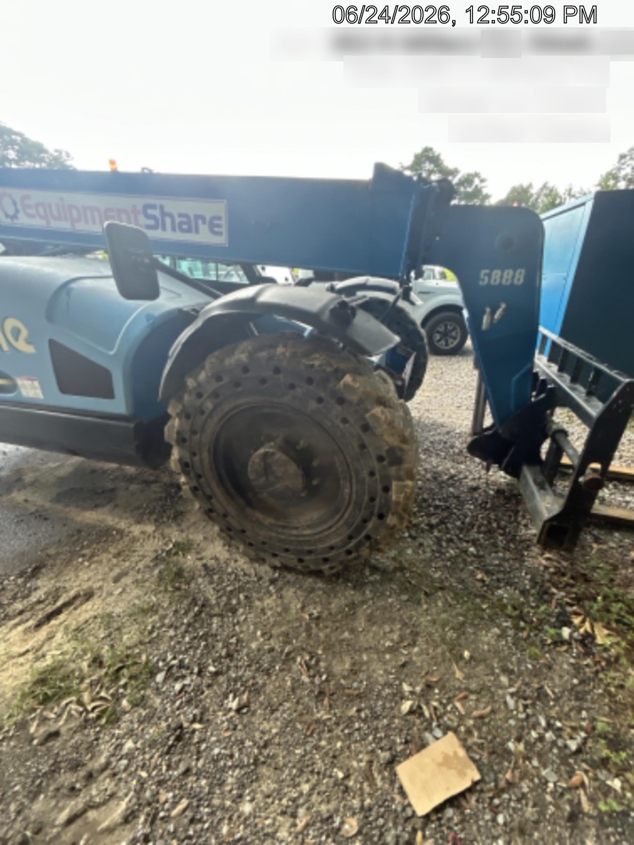 2017 Genie GTH-844 Genie GTH-844, Solid Tires, 60" carriage/forks, Full Cab, Work Lights