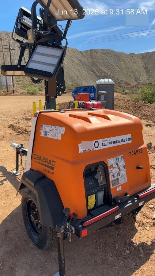 2023 Generac MLT2 Diesel, Flex Switch 120V Input, Powerzone Controller, (4) 320W LED Lights, 4kW Generator, 39.9 Gal Fuel Tank, 2" Ball, T3