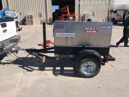 2019 Lincoln Electric Vantage 322 Lincoln Vantage 322 Welder w/Trailer, Light Kit, Cable Rack