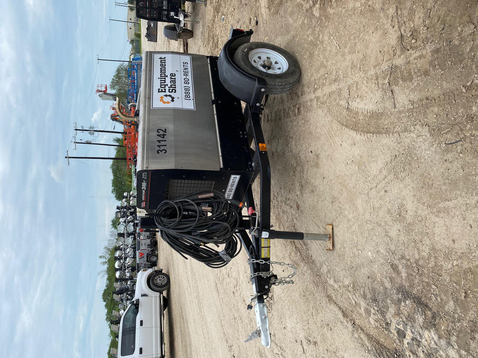 2019 Lincoln Electric Vantage 322 Welder Ready-Pak 3, Two wheel trailer, Fender and Light kit, Cable Rack
