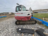 2019 Takeuchi TB290 Cab/Heat/AC Rubber tracks, Dozer blade, Travel alarm, Auxiliary hydraulics w/Manual QC, Hydraulic thumb, 18", 24", and 36" Buckets