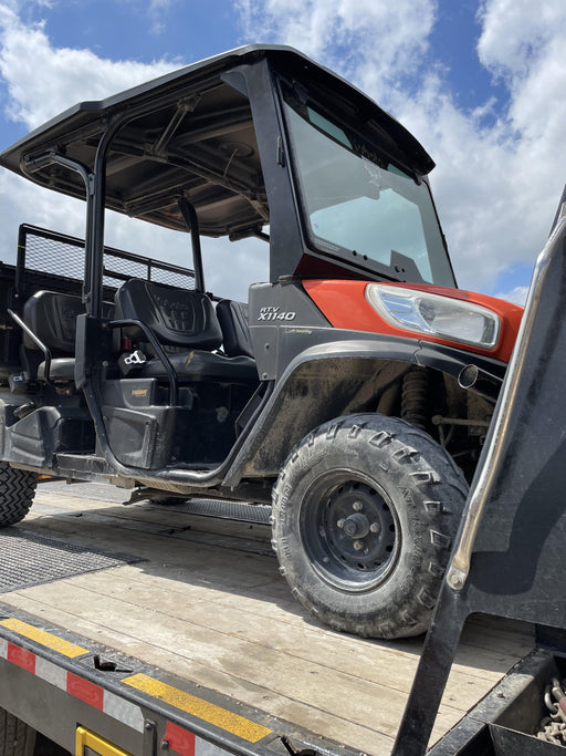 Kubota RTV-X1140W-H Kubota RTVX1140WH 4wd Utility Cart, LED Strobe, Windshield Tempered Glass, Pastic Canopy, Wire Harness Kit, Backup Alarm