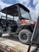 Kubota RTV-X1140W-H Kubota RTVX1140WH 4wd Utility Cart, LED Strobe, Windshield Tempered Glass, Pastic Canopy, Wire Harness Kit, Backup Alarm