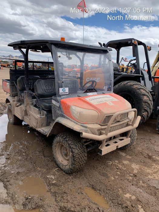 2022 Kubota RTV-X1140W-H Plastic Canopy, Windshield Acrylic Clear, LED Strobe Light, Wire Harness Kit, Back up Alarm
