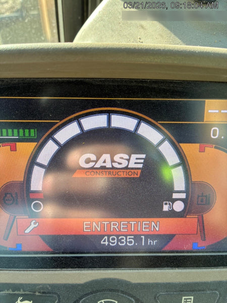 2015 Case CX80C CLOSED CAB, A/C, RUBBER TRACKS PADS, 7'-2" ARM
