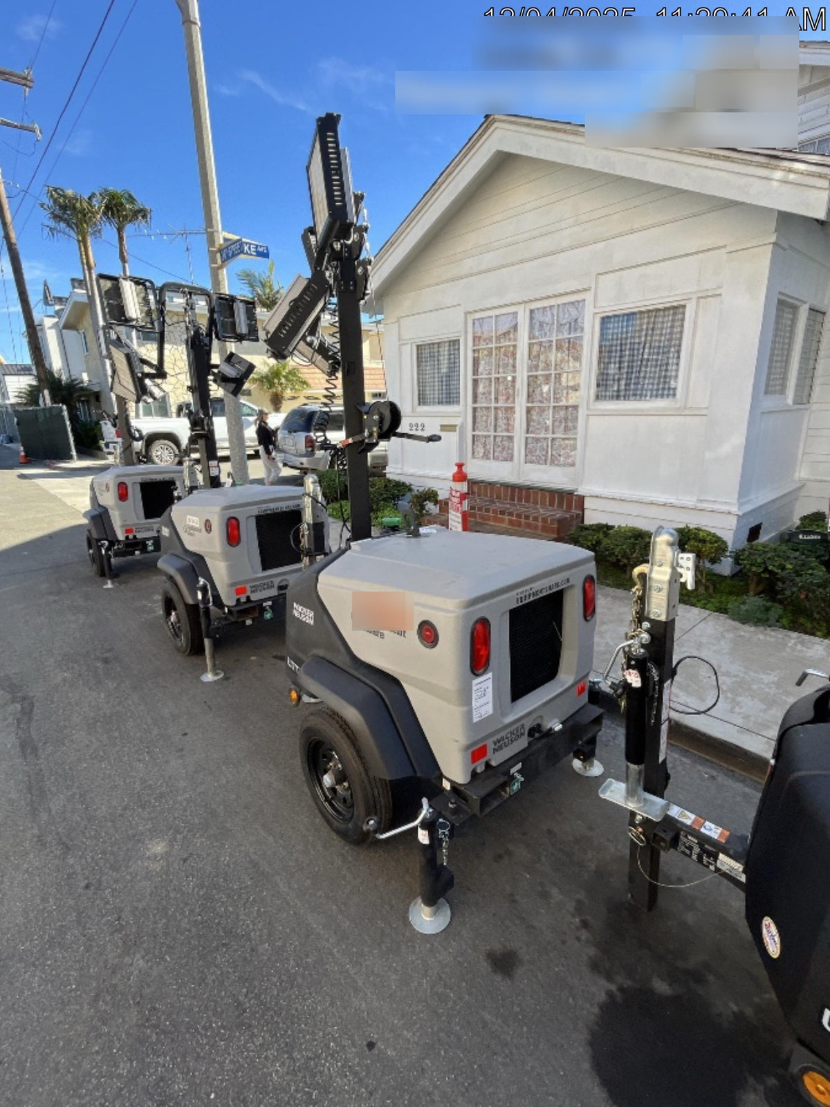 2024 Wacker Neuson LTT4 Diesel, Kohler KDW702, Deep Sea Controller, Auto Start, LED 320W, Bypass Outlet, T3