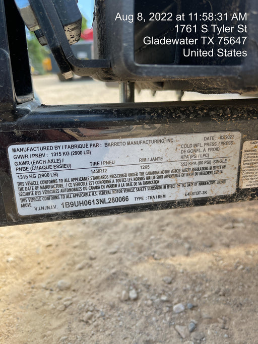 2022 BARRETO E4X6TBT