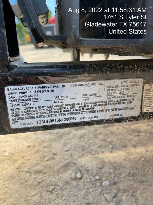 2022 BARRETO E4X6TBT