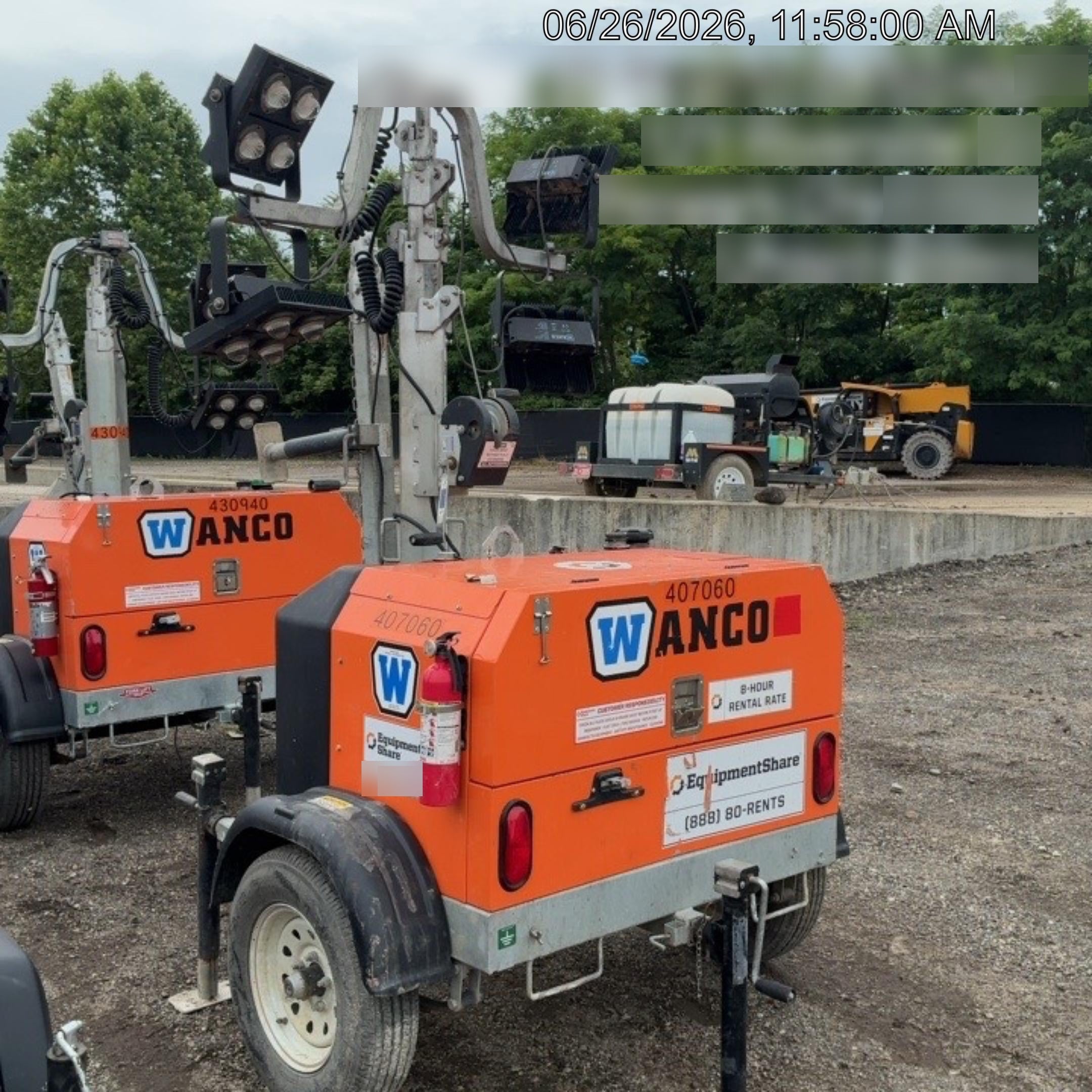 2024 Wanco WLTT-4MM4K Diesel, Deep Sea Controller, Shore Power Plug, Auto Start, (4) 350W LED Floodlights, 4kW Generator, 60 Gal Fuel Tank, 2" Ball, T3