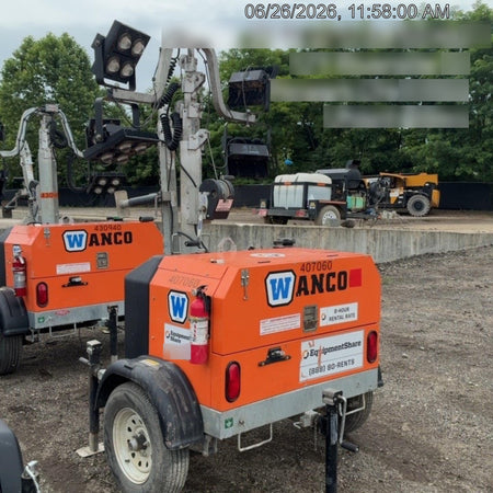 2024 Wanco WLTT-4MM4K Diesel, Deep Sea Controller, Shore Power Plug, Auto Start, (4) 350W LED Floodlights, 4kW Generator, 60 Gal Fuel Tank, 2" Ball, T3