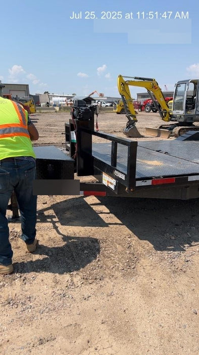 2025 TEXAS PRIDE TRAILERS 21' Lowboy Gravity Tilt Bed 14K Bumper Pull Trailer