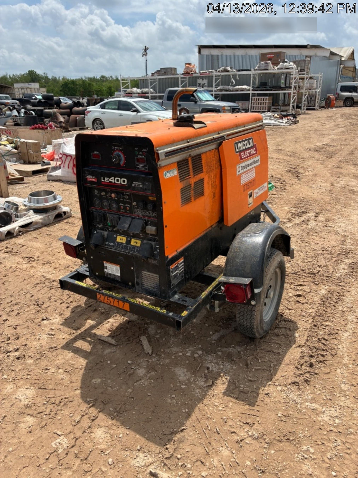 2022 Lincoln Electric LE400 Kubota V1505, Trlr, Cable Rack, Light Kit, ES Decals, T3