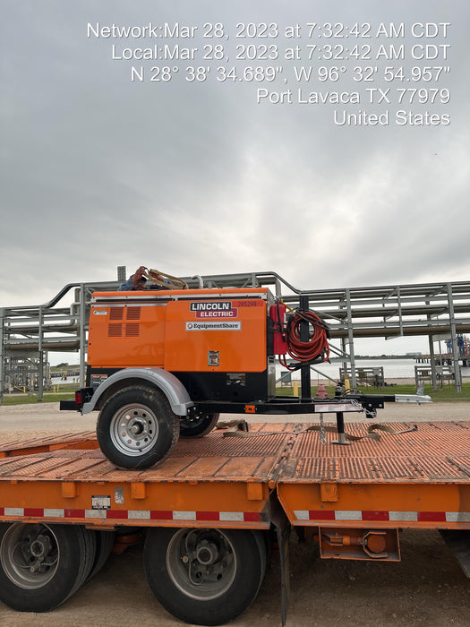 2022 Lincoln Electric LE400 Kubota V1505, Trlr, Cable Rack, Light Kit, ES Decals, T3