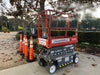 2020 Skyjack SJIII-3219 Solid NM Tires, Half height spring hinged entry gate, Dual Beacons, 800W Inverter