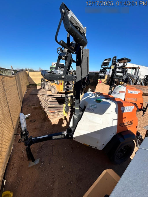 2024 Generac MLT2 Diesel, Flex Switch 120V Input, Powerzone Controller, 
(4) 320W LED Lights, 4kW Generator, 39.9 Gal Fuel Tank, 2" Ball, T3