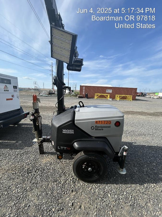 2024 Wacker Neuson LTT4 Diesel, Kohler KDW702, Deep Sea Controller, Auto Start, LED 320W, Bypass Outlet, T3