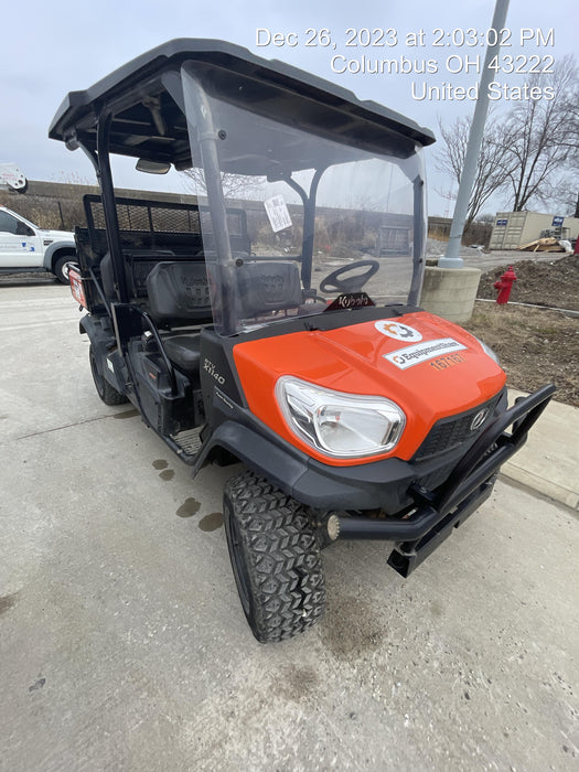 2022 Kubota RTV-X1140W-H Plastic Canopy, Windshield Acrylic Clear, LED Strobe Light, Wire Harness Kit, Back up Alarm
