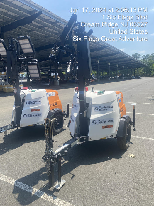 2023 Generac MLT2 Diesel, Flex Switch 120V Input, Powerzone Controller, (4) 320W LED Lights, 4kW Generator, 39.9 Gal Fuel Tank, 2" Ball, T3