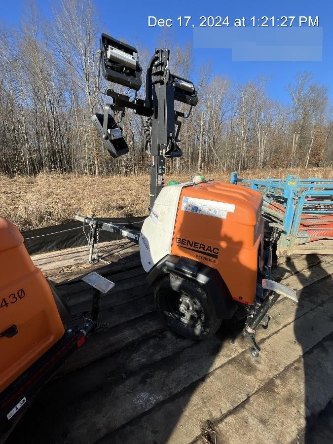 2023 Generac MLT2 Diesel, Flex Switch 120V Input, Powerzone Controller, 
(4) 320W LED Lights, 4kW Generator, 39.9 Gal Fuel Tank, 2" Ball, T3