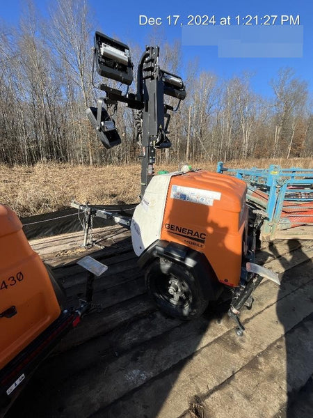 2023 Generac MLT2 Diesel, Flex Switch 120V Input, Powerzone Controller, 
(4) 320W LED Lights, 4kW Generator, 39.9 Gal Fuel Tank, 2" Ball, T3