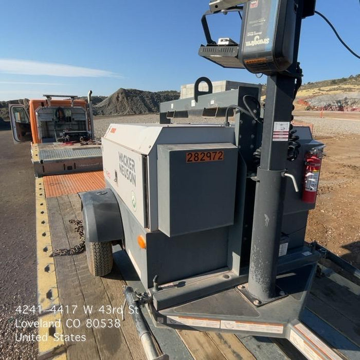 2022 Wacker Neuson LTW20Z1 Isuzu Dsl. Engine, 23' Mast, (4) 300W LED Lights, CWK, Programmable Dawn to Dusk, 360 Deg. Rotation, 57 Gal. Tank, Trailer Mounted