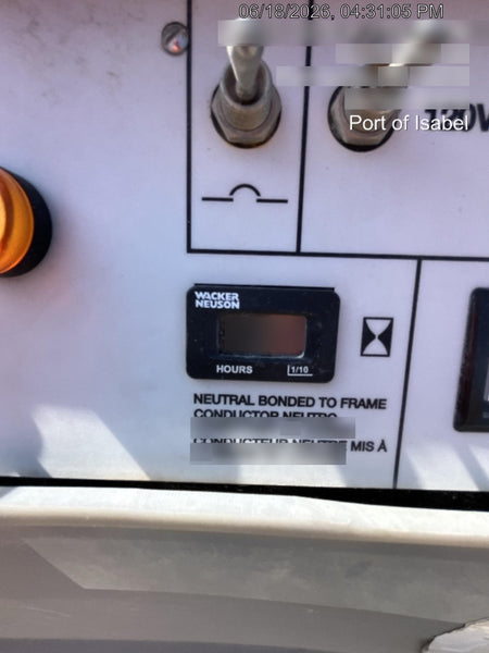 Wacker Neuson LTV6K-MH Power mast, 1100W MH, Fuel Sensors, Wiring Harness