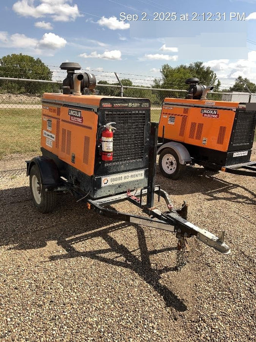 2021 Lincoln Electric Vantage 549X Ready Pak 3, ORANGE (includes trailer, cable rack, fender light kit)