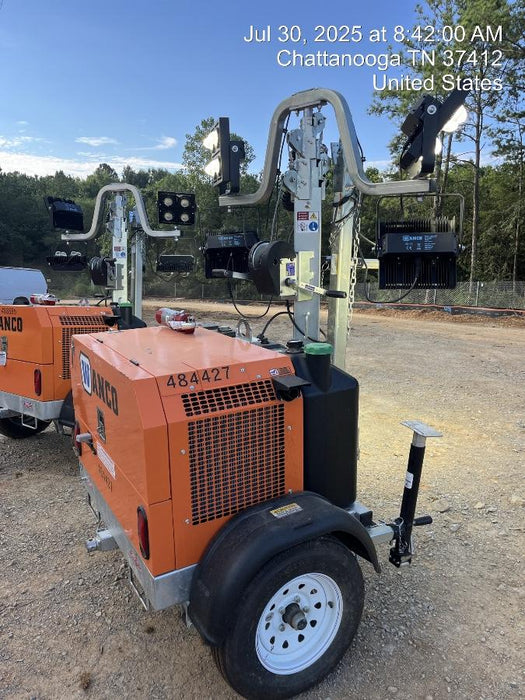 2024 Wanco WLTT-4MM4K Diesel, Mitsubishi L2E, 9.0HP @1800 rpm, Deep Sea Controller, Shore Power Plug, Auto Start, (4) 350W LED Floodlights, 4kW Generator, 60 Gal Fuel Tank, 2" Ball, T3