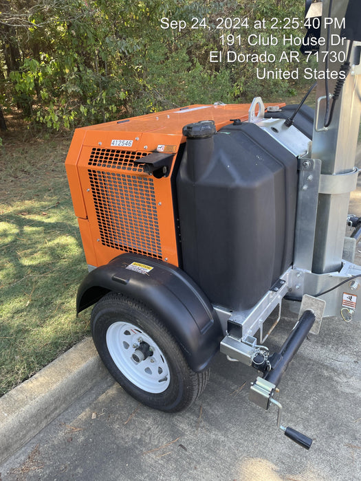 2024 Wanco WLTT-4MM4K Diesel, Deep Sea Controller, Shore Power Plug, Auto Start, (4) 350W LED Floodlights, 4kW Generator, 60 Gal Fuel Tank, 2" Ball, T3