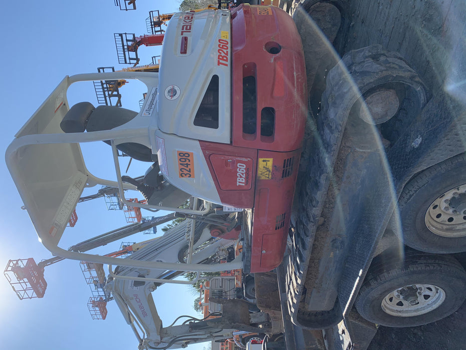 2019 Takeuchi TB260 Canopy, Standard Blade, Auxiliary hydraulics Manual QC, Hydraulic thumb, 12" ,18", 24" Bucket