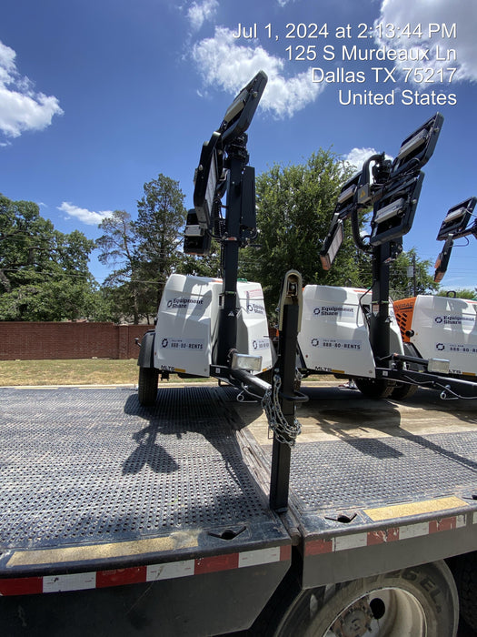 2024 Generac MLT2 Diesel, Flex Switch 120V Input, Powerzone Controller, 
(4) 320W LED Lights, 4kW Generator, 39.9 Gal Fuel Tank, 2" Ball, T3