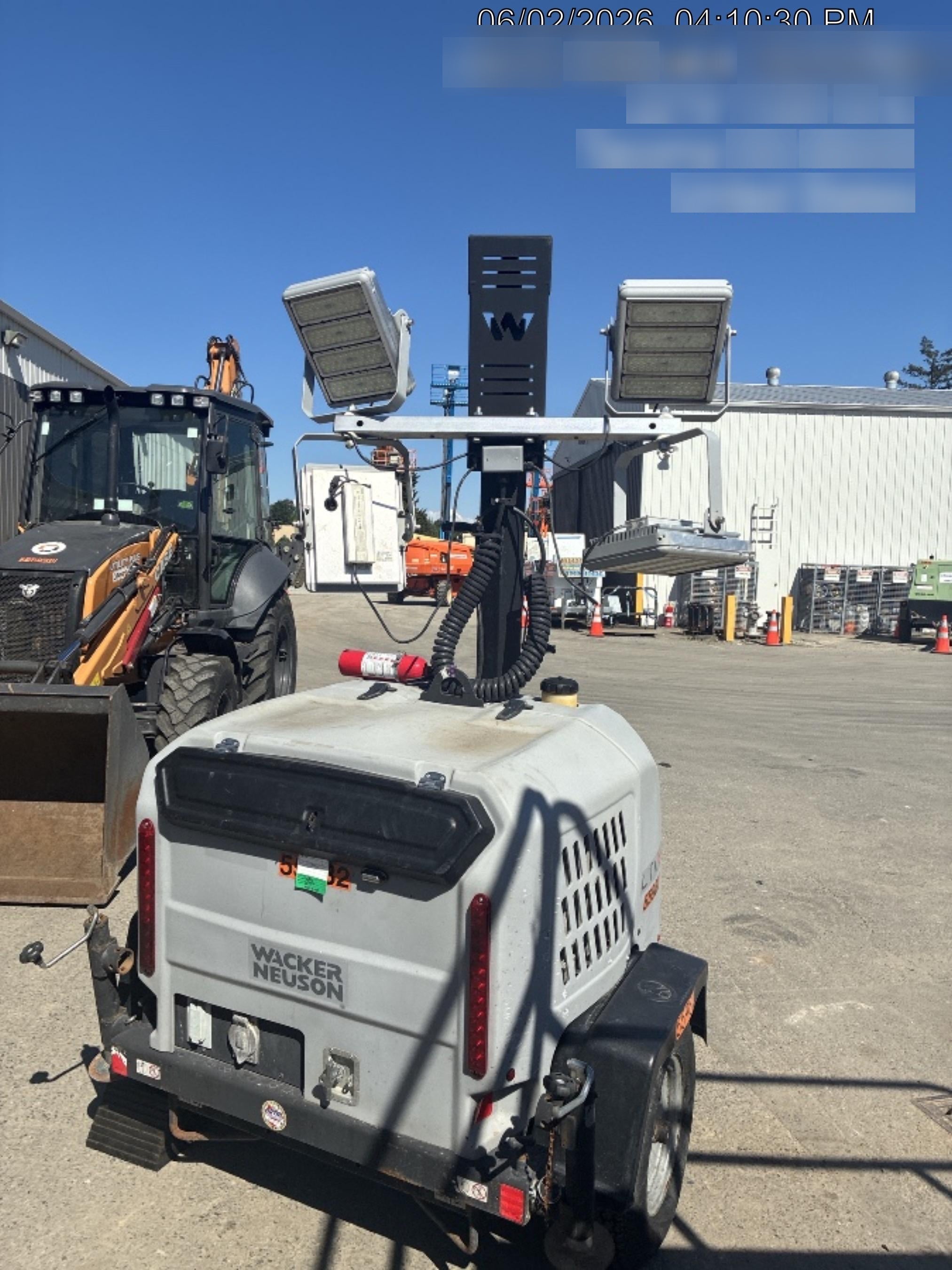 2019 Wacker Neuson LTV6K-LED Standard LED Towable Light Tower w/None