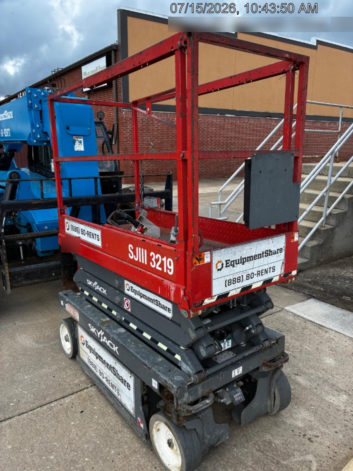 2019 Skyjack SJIII-3219 Standard Options, Trojan Batteries