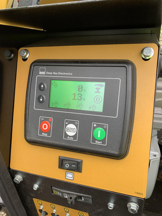 2021 Allmand NLV3GR (4) LED Light Fixture 350W, 23' Vertical Mast, 3kW Prime, Towable, Deep Sea L401, Leveling Jacks, Yanmar T4F 5.8hp