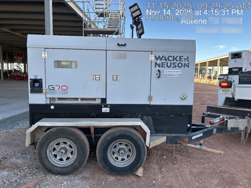 2018 WACKER NEUSON G70