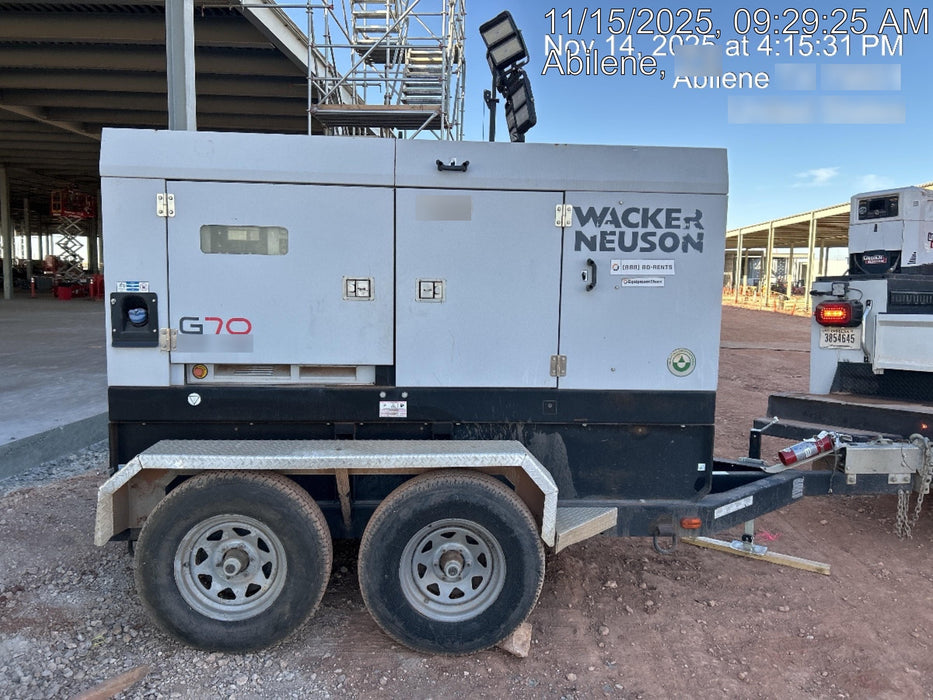 2018 WACKER NEUSON G70