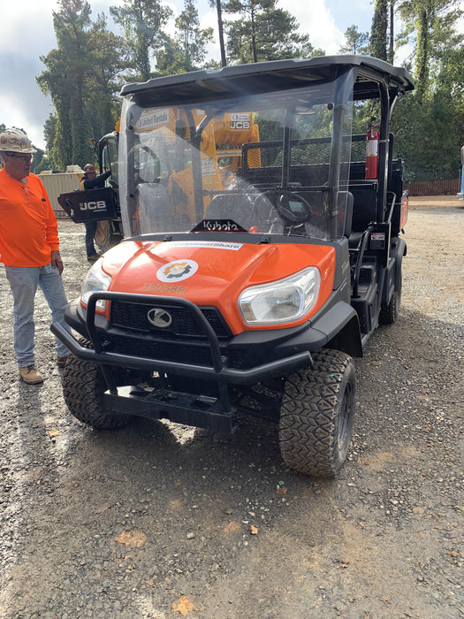 2021 Kubota RTV-X1140W-H Plastic Canopy, Windshield Acrylic Clear, LED Strobe Light, Wire Harness Kit, Back up Alarm