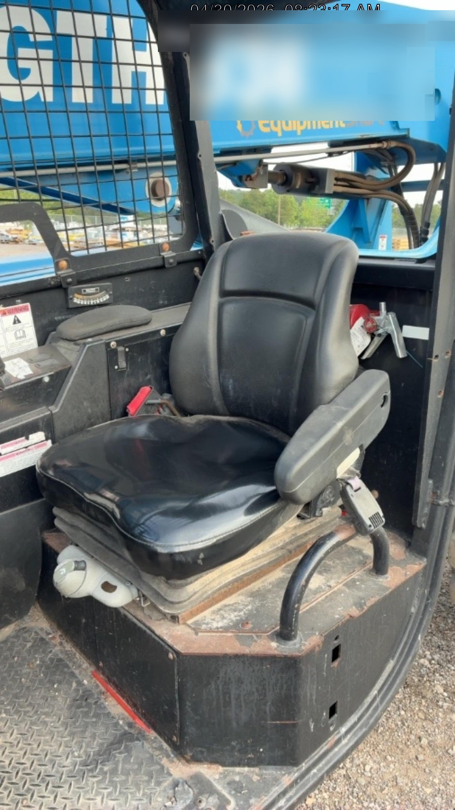 2018 Genie GTH-636 Genie GTH-636 w/Open ROPS, Solid Tires, Work Light/Beacon, 48" Carriage and Forks