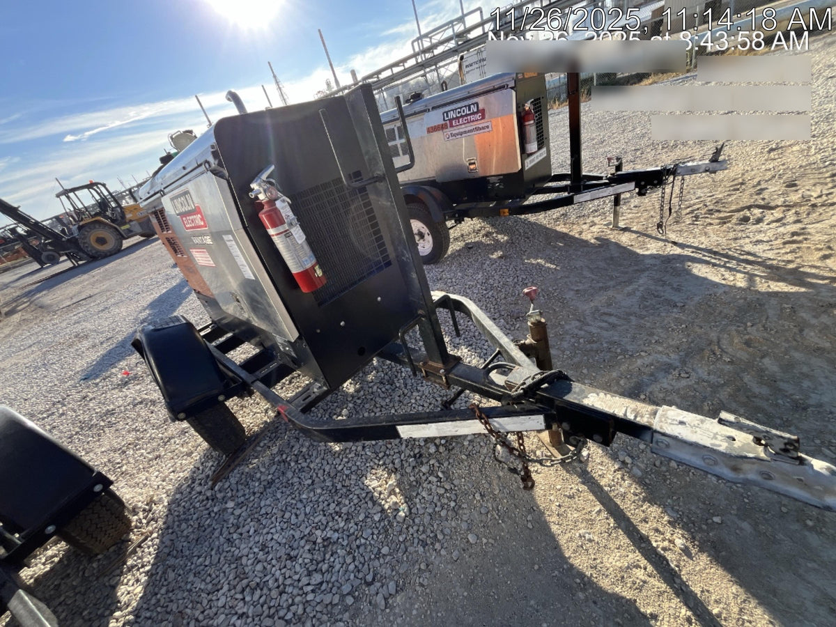 2021 Lincoln Electric Vantage 322 Vantage 322 Ready Pak 3 w/ Decals, ORANGE (includes trailer, cable rack, fender light kit) NO Telematics