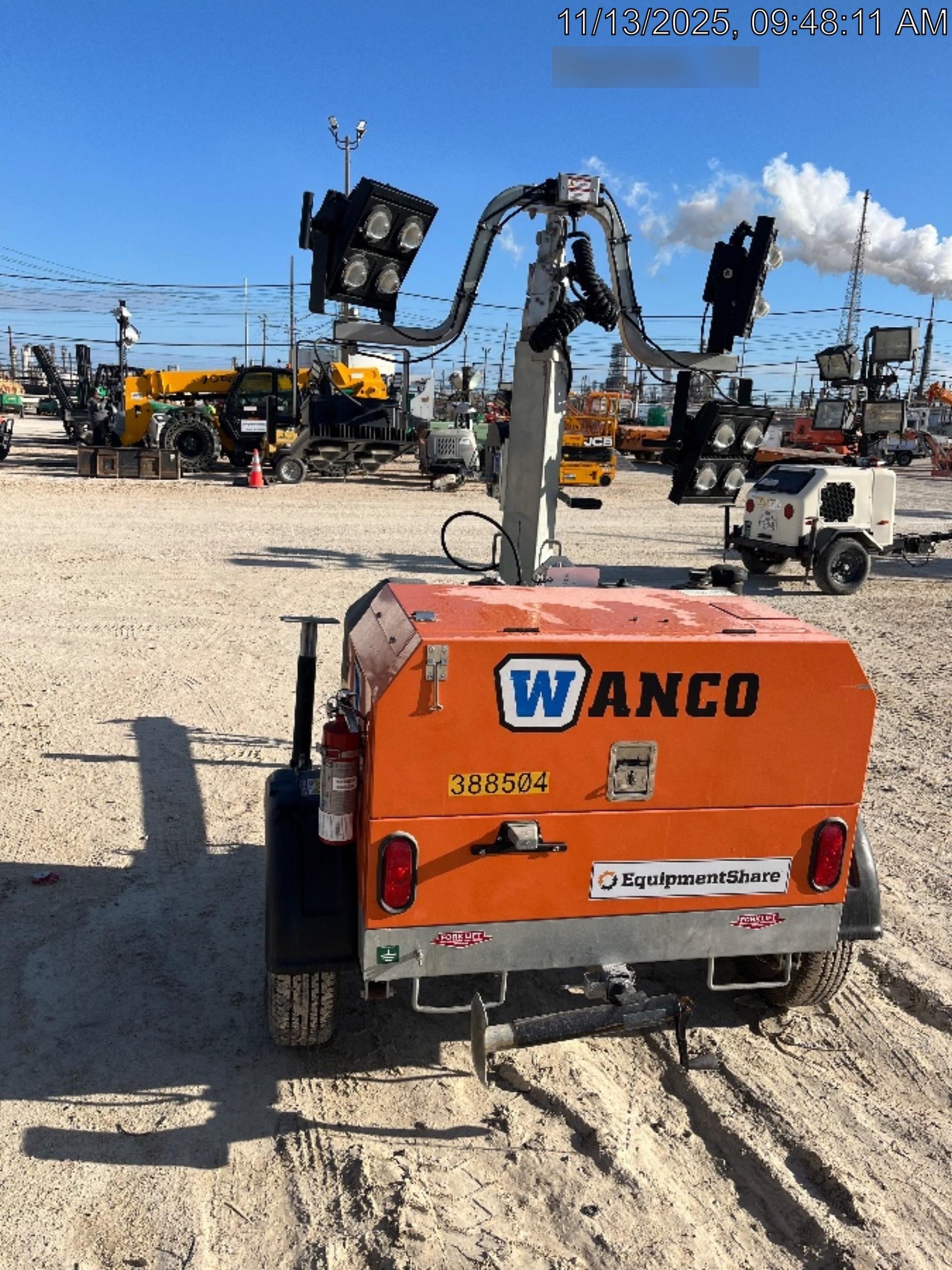 2024 Wanco WLTT-4MM4K Diesel, Deep Sea Controller, Shore Power Plug, Auto Start, (4) 350W LED Floodlights, 4kW Generator, 60 Gal Fuel Tank, 2" Ball, T3