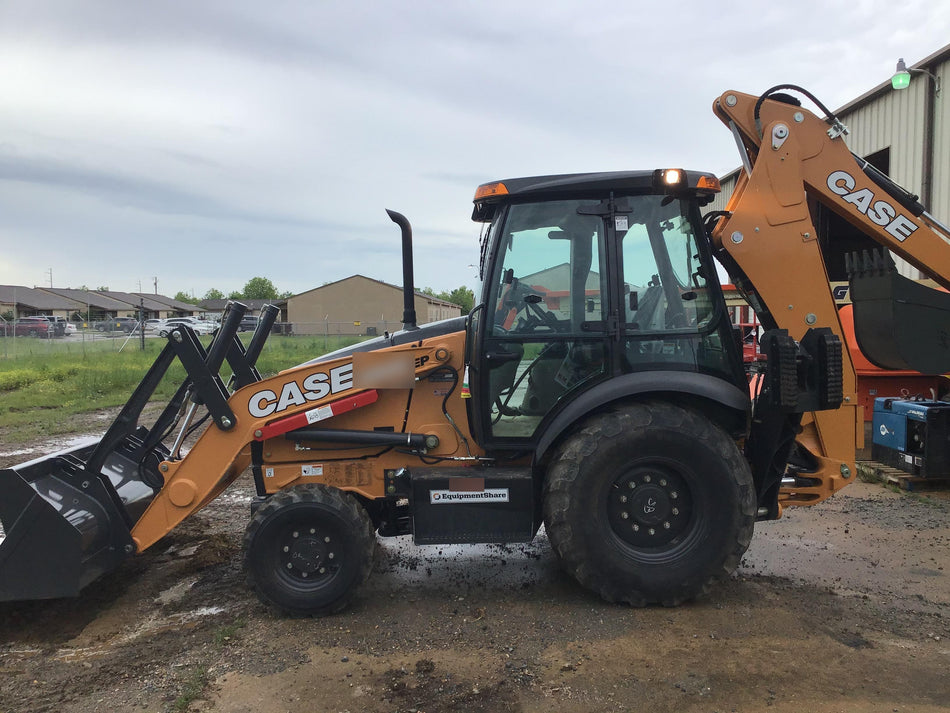 2020 Case 580N EP Canopy, 4WD, Standard Stick, Pilot Controls, 1 Way Hydraulics, Ride Control, TAG Manual QC